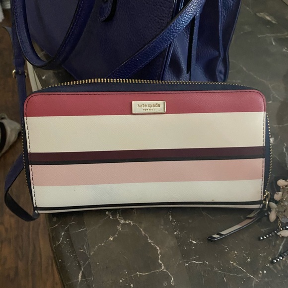 Kate Spade Handbag + Matching Wallet - Picture 3 of 7